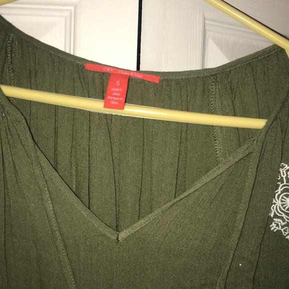 Olive green Chelsea and Violet dress - Picture 4 of 4